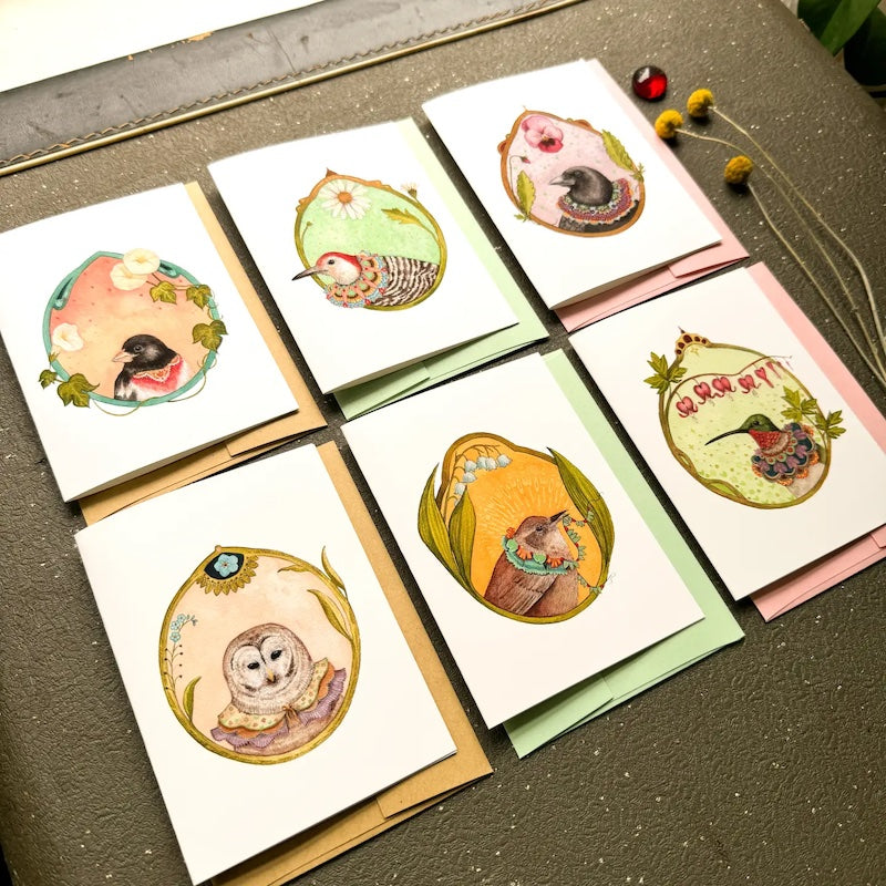 Floral Flight Crew Card Pack from Polanshek of the Hills at Pinch in Northampton, MA