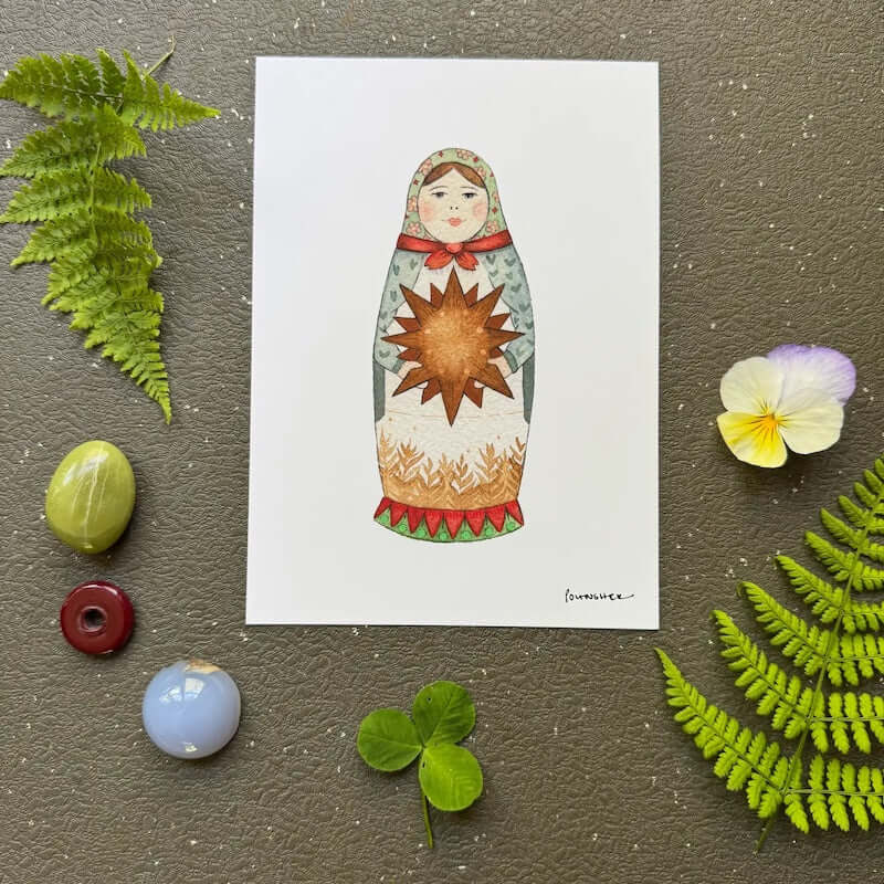 Forest Matron: The Sun 5x7 Print from Polanshek of the Hills at Pinch in Northampton, MA