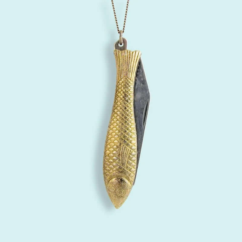 Fish Knife Necklace at PINCH