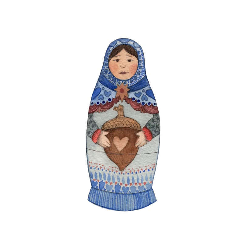 Forest Matron: The Acorn 5x7 Print from Polanshek of the Hills at Pinch in Northampton, MA