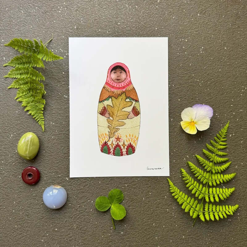 Forest Matron: The Oak Leaf 5x7 Print from Polanshek of the Hills at Pinch in Northampton, MA