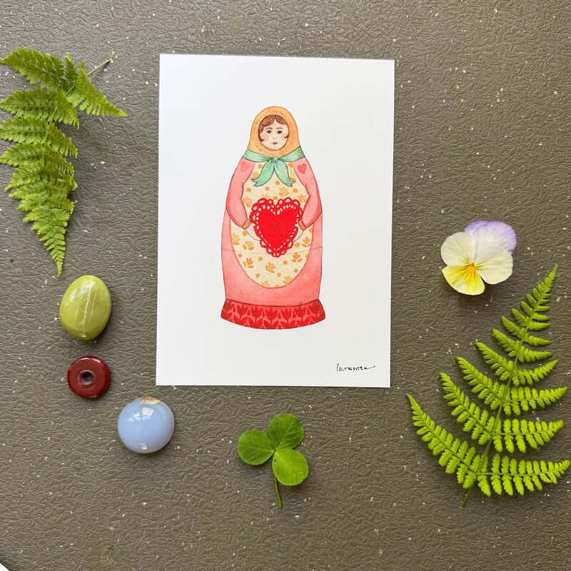 Forest Matron: The Heart 5x7 Print from Polanshek of the Hills at Pinch in Northampton, MA