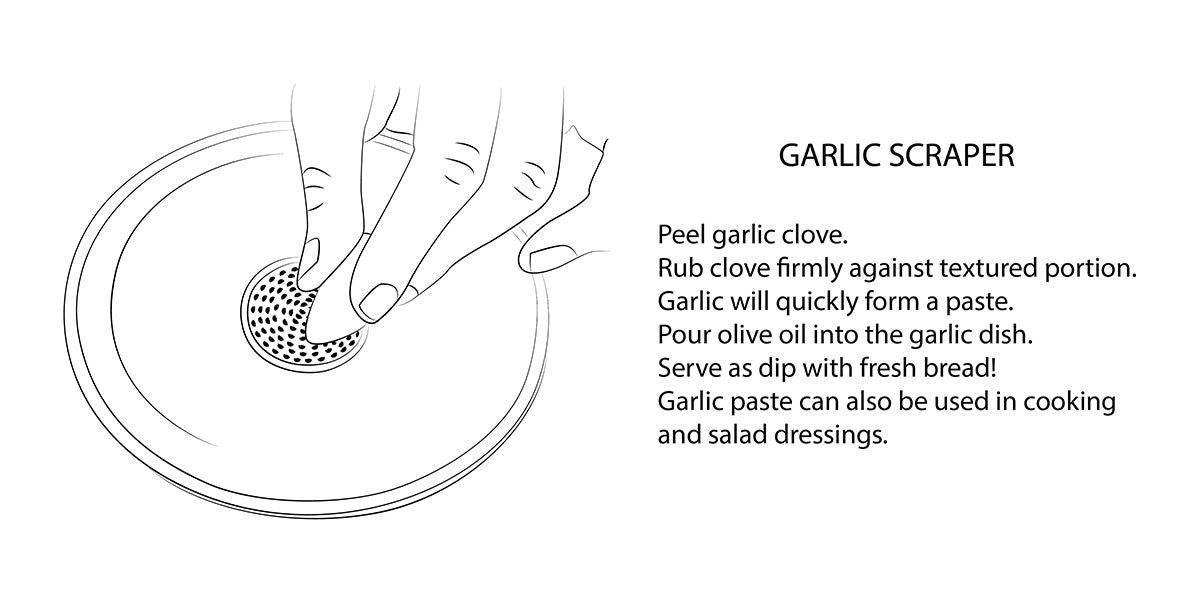 Garlic Scraper in Yellow from Rachael Pots at Pinch in Northampton, MA