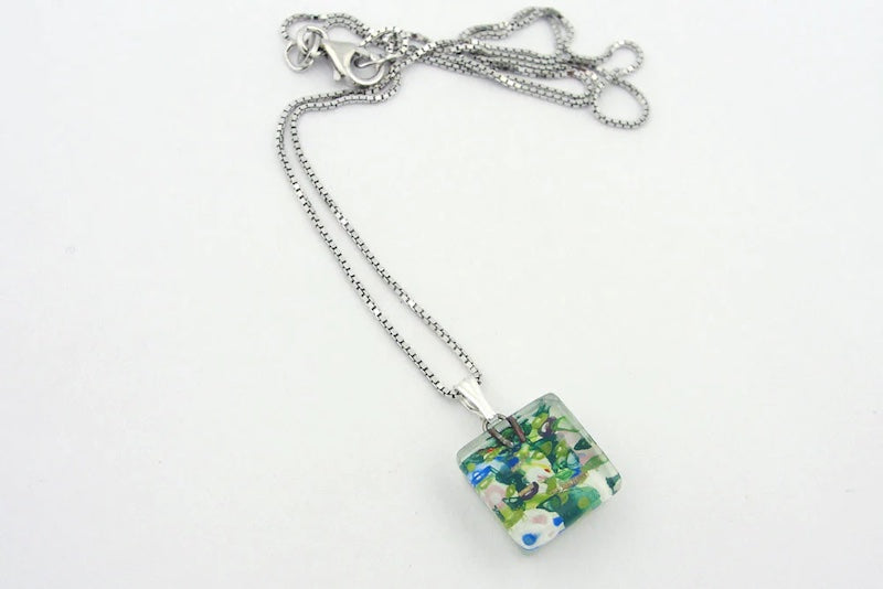 Nenuphar Charm Necklace from Momo Glassworks at Pinch in Northampton, MA