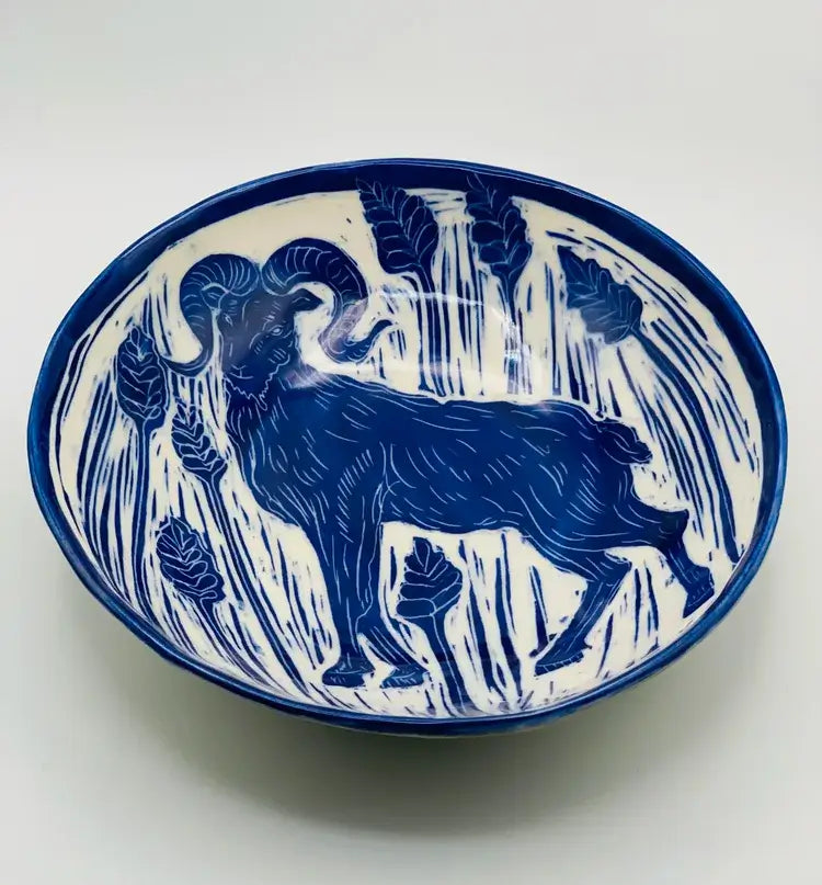 Blue Ram Bowl