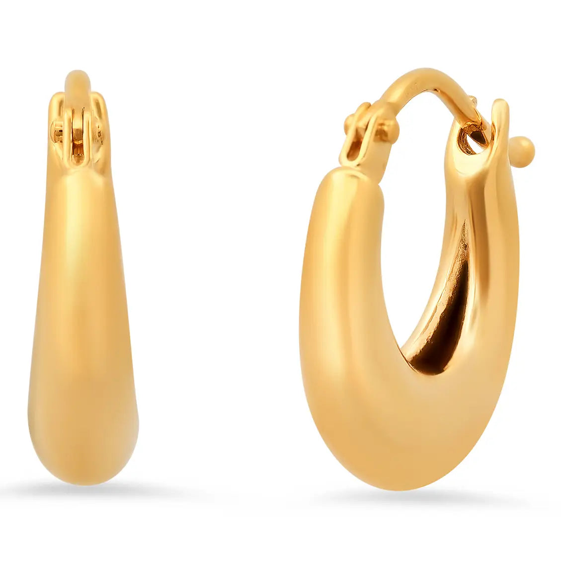 Gold Vermeil Huggies