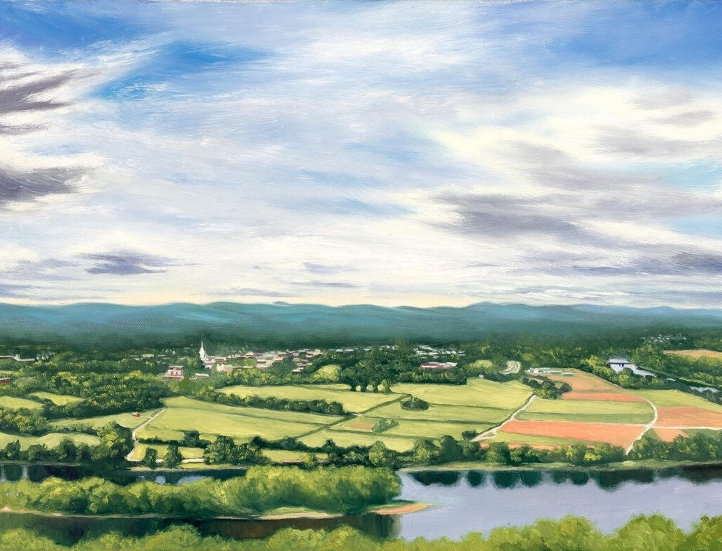 Northampton from Mount Holyoke, MA 11x14 Print from Sophie Theroux at Pinch in Northampton, MA