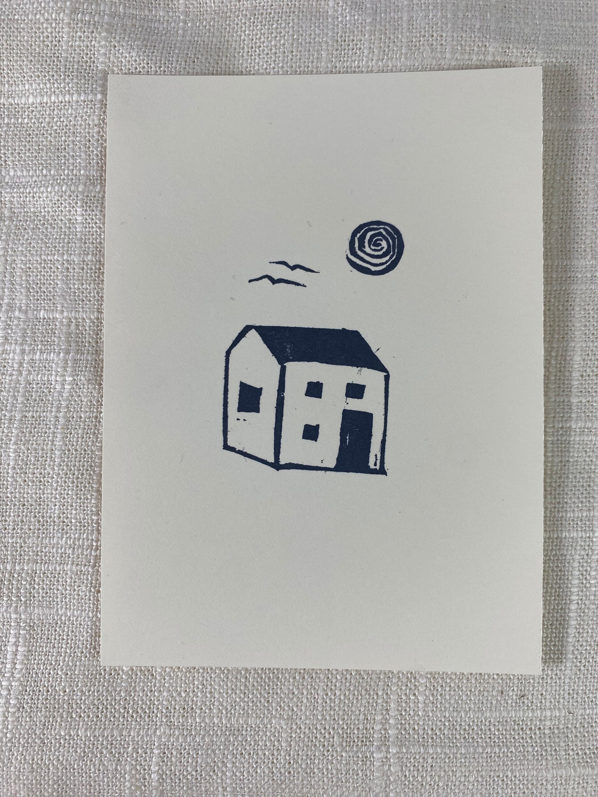 3.5x5 Sunny House Print from Kellie Rainville at Pinch in Northampton, MA