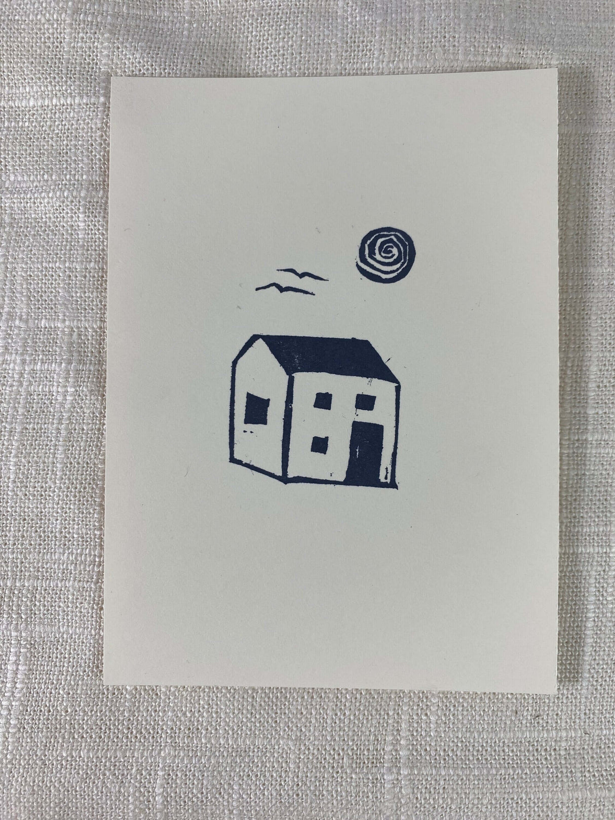 3.5x5 Sunny House Print from Kellie Rainville at Pinch in Northampton, MA