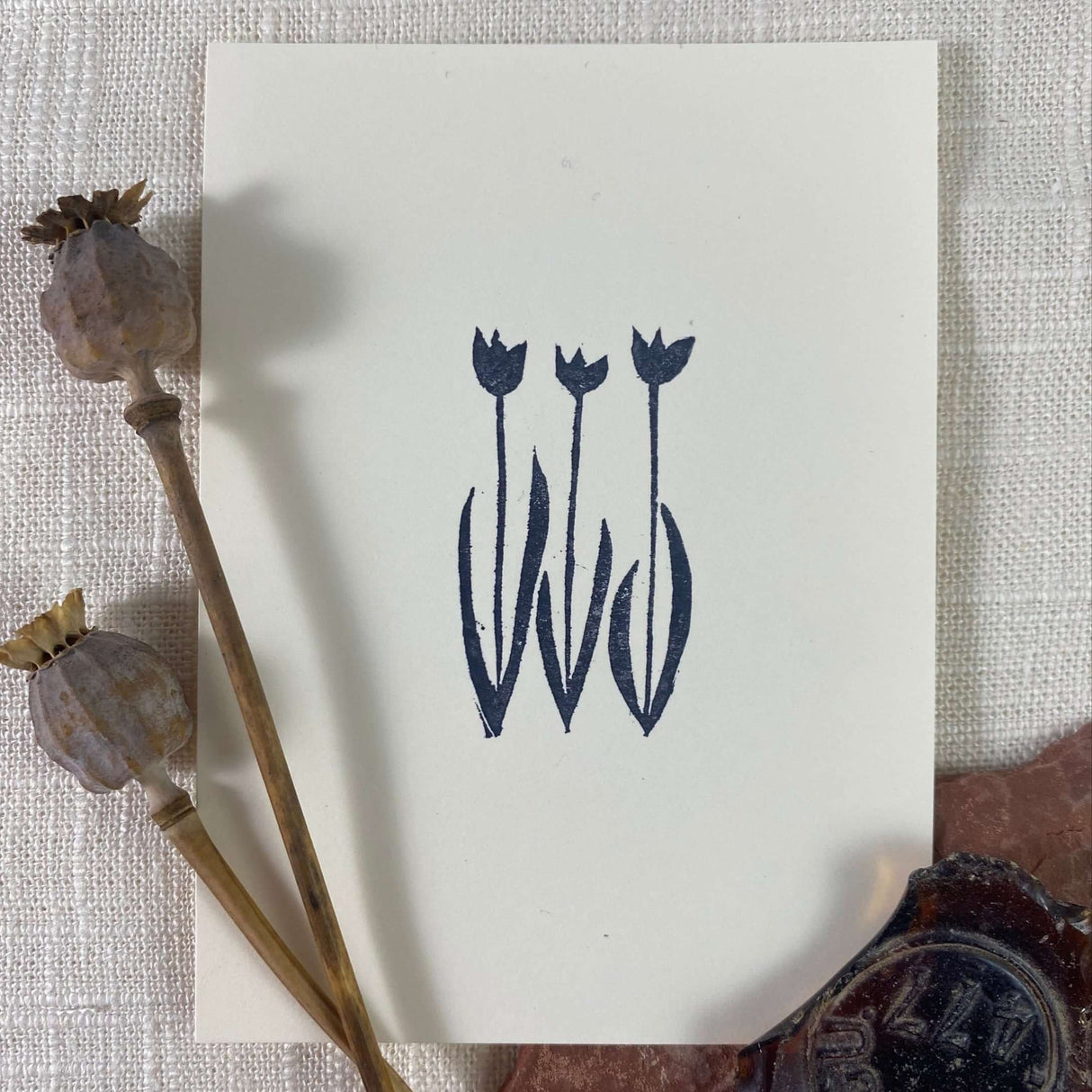 3.5x5 Tulip Garden Print from Kellie Rainville at Pinch in Northampton, MA