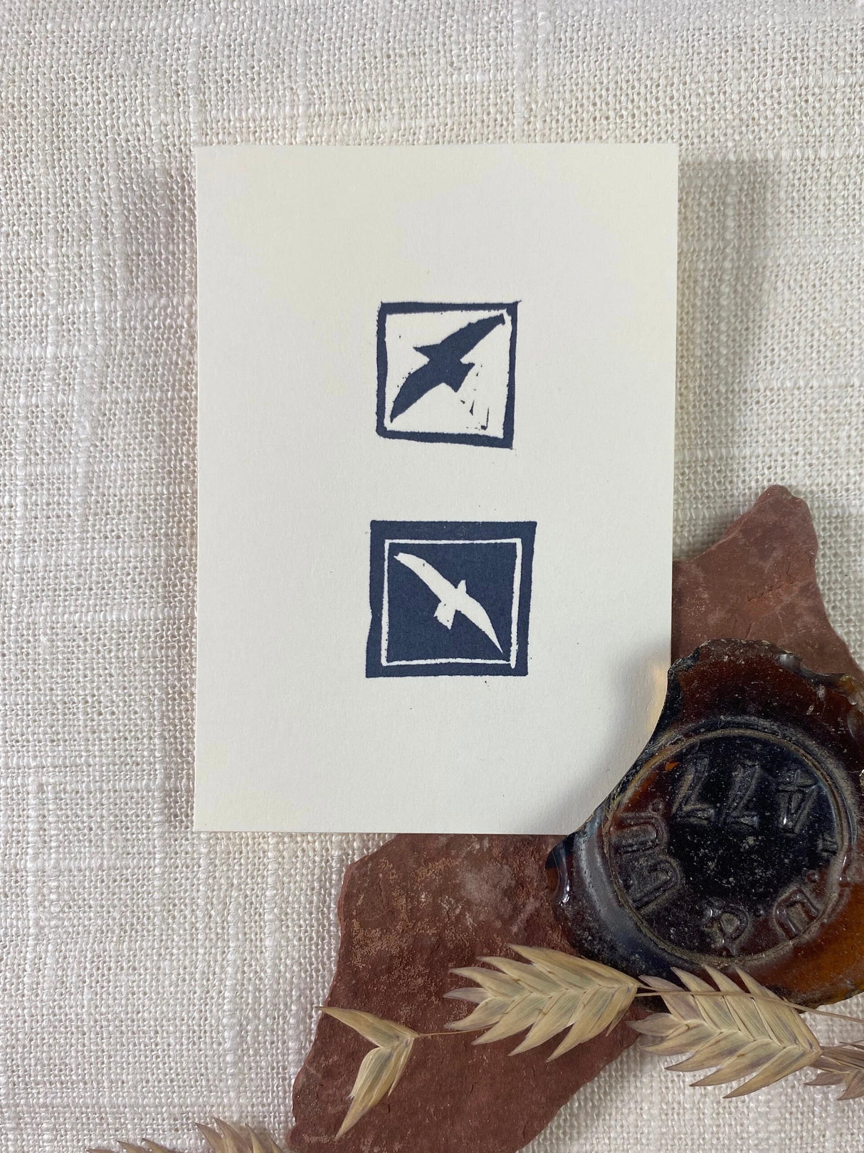 2x3 Dual Ravens Print from Kellie Rainville at Pinch in Northampton, MA