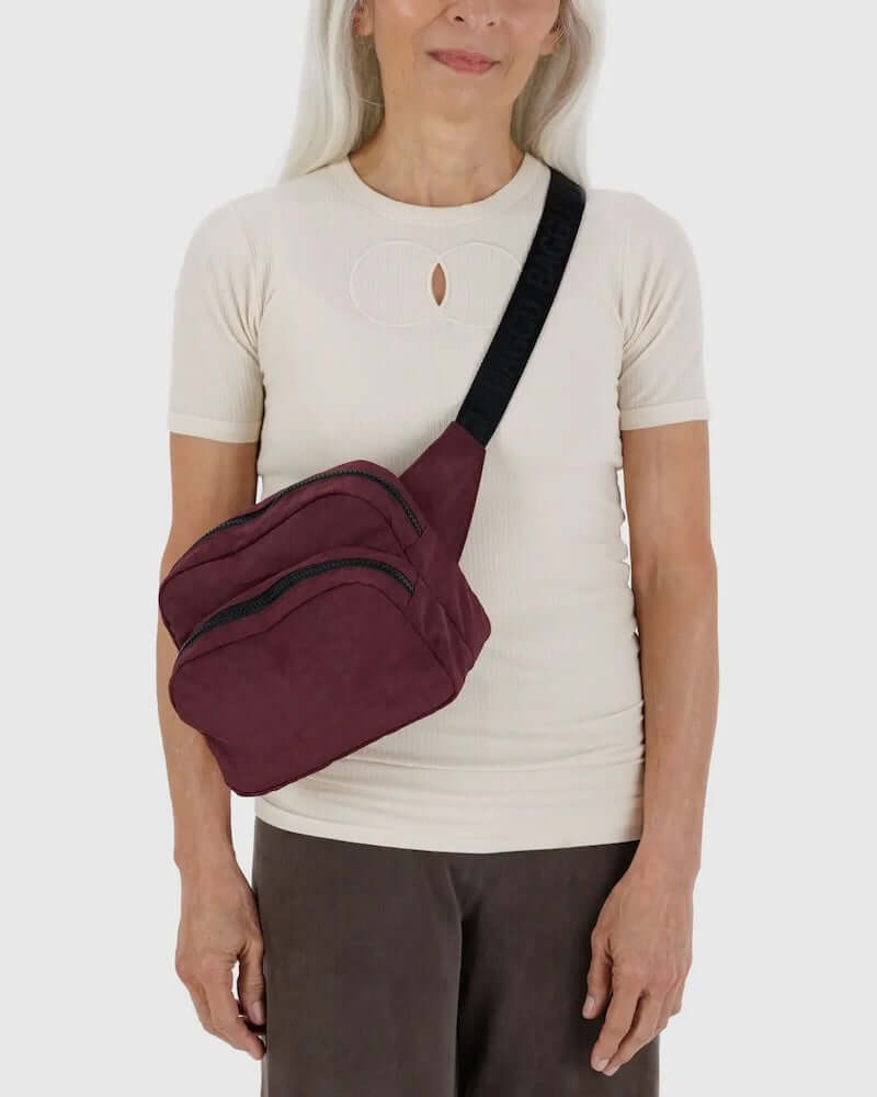 Mahogany Fanny Pack from Baggu at Pinch in Northampton, MA