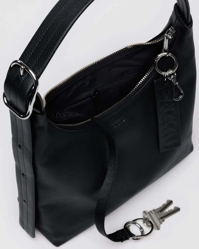Leather Mini Black Shoulder Bag from Baggu at Pinch in Northampton, MA