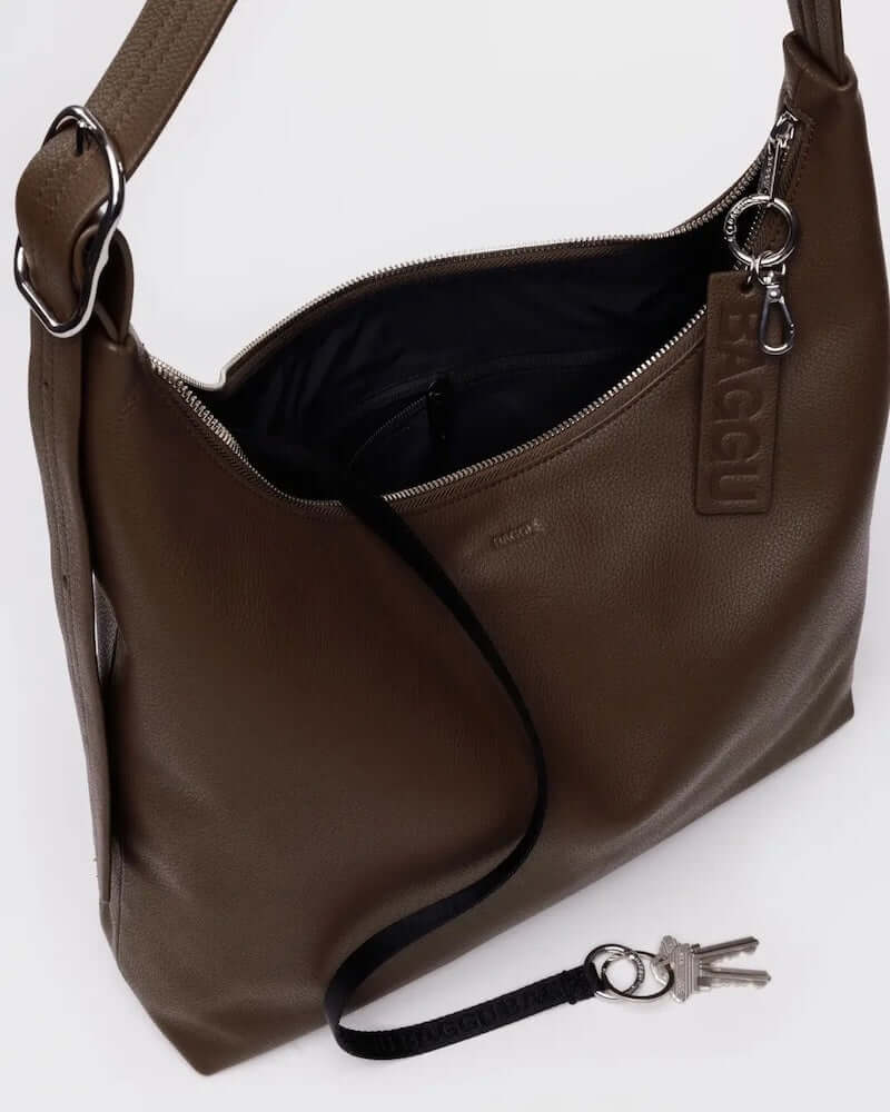 Brown Leather Shoulder Bag from Baggu at Pinch in Northampton, MA