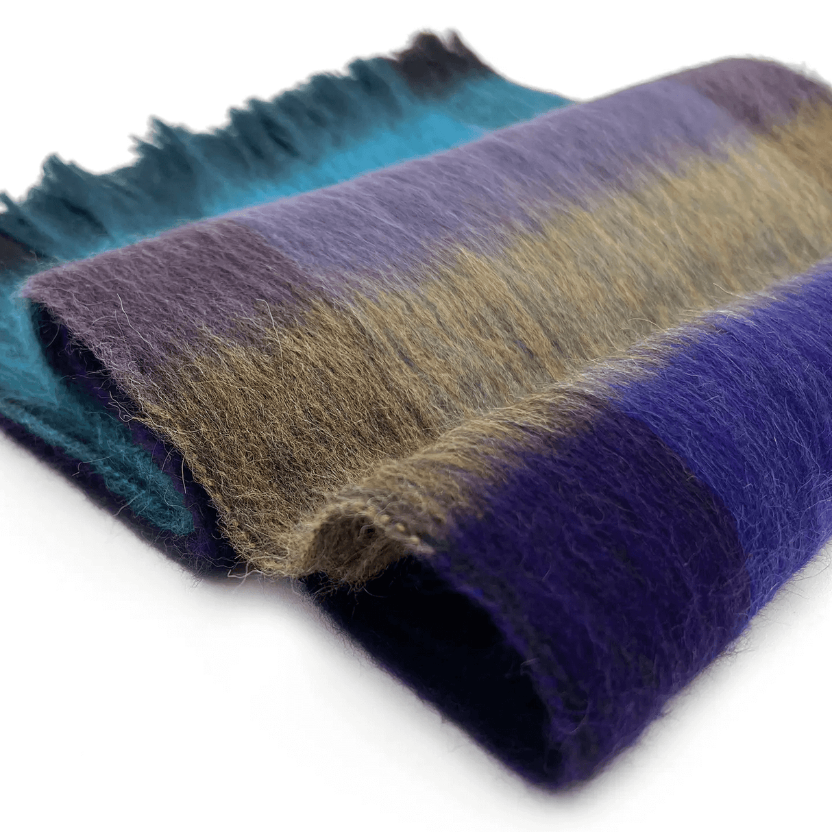 Alpaca Plaid Scarf in Nightfall from Shupaca at Pinch in Northampton, MA