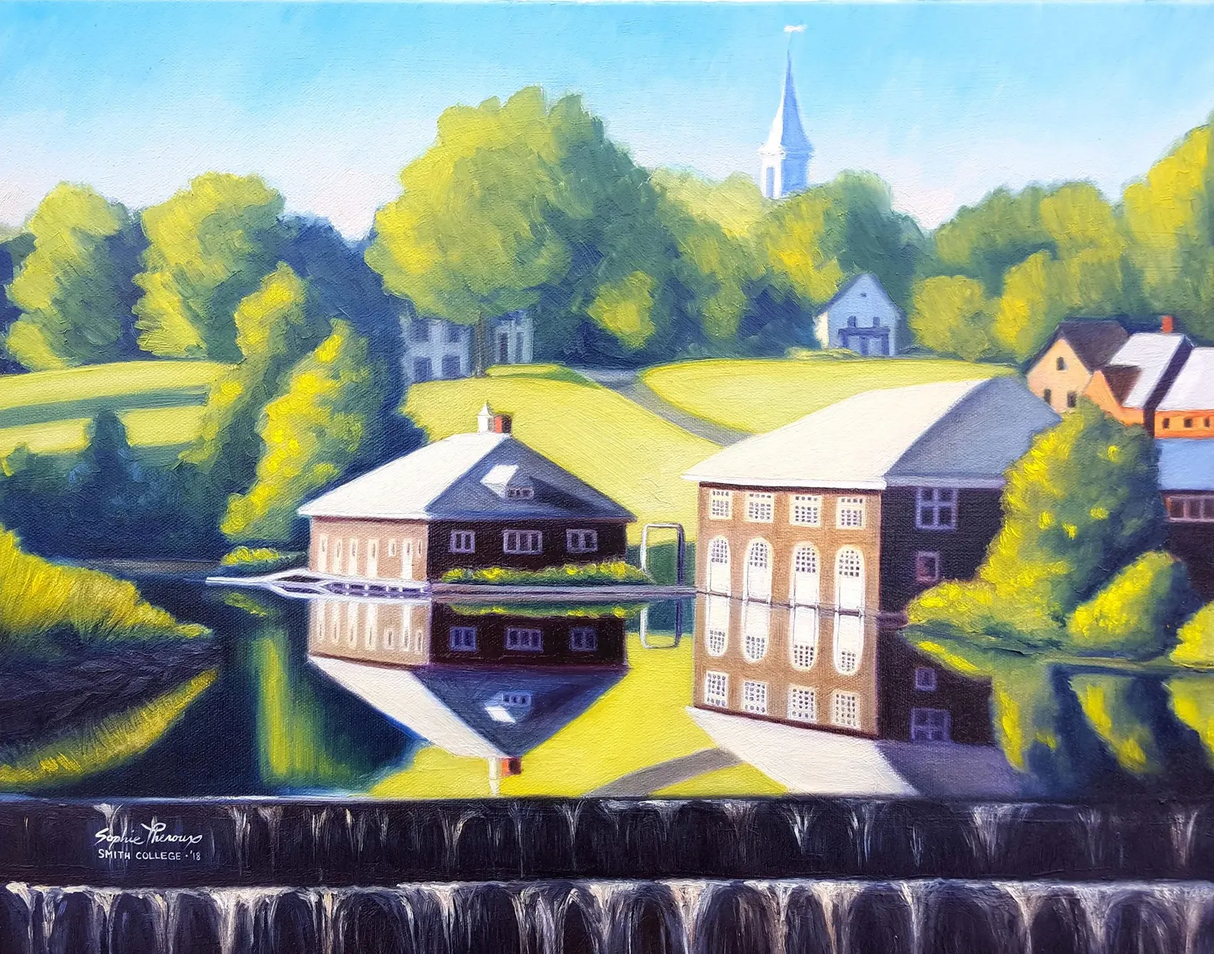 Smith College Boathouse 11x14 Print from Sophie Theroux at Pinch in Northampton, MA