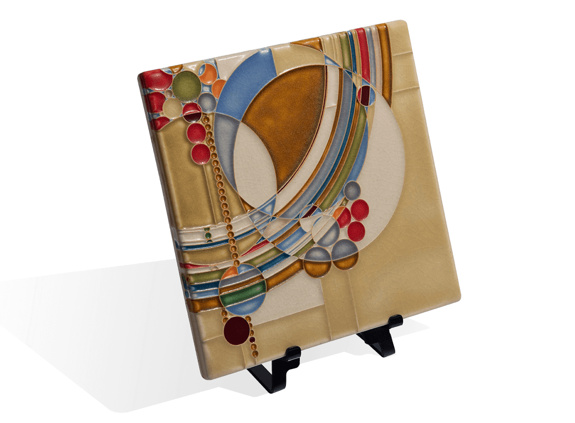 Tile 8x8 March Balloons from Motawi Tileworks at Pinch in Northampton, MA