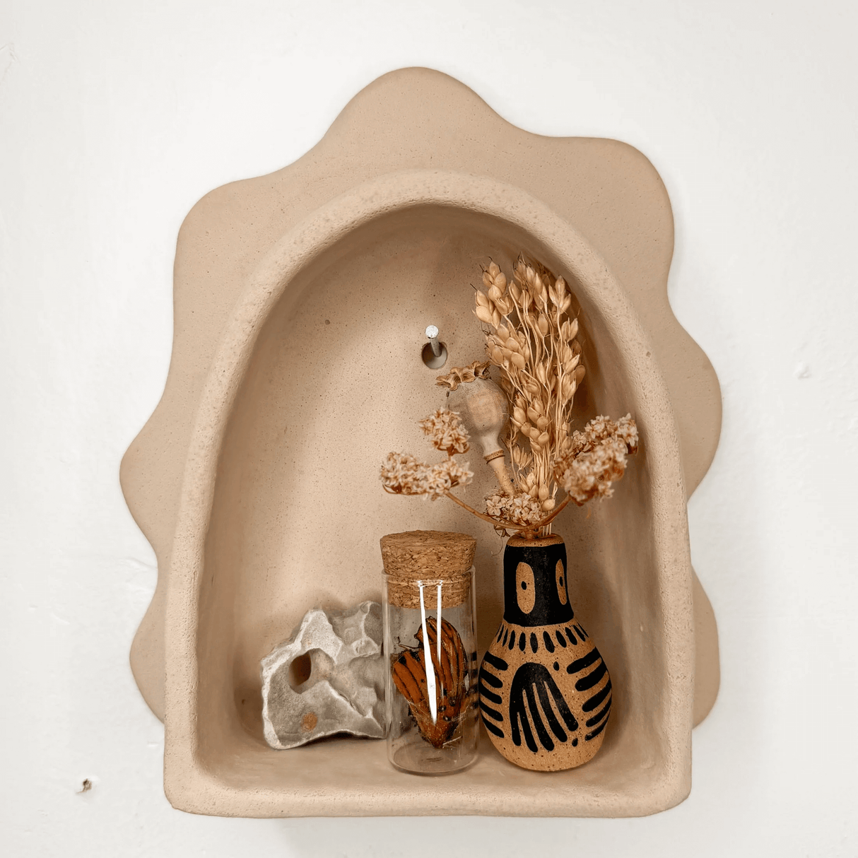 Cement Cloud Arch in Sand from The Minimalist Ceramist at Pinch in Northampton, MA