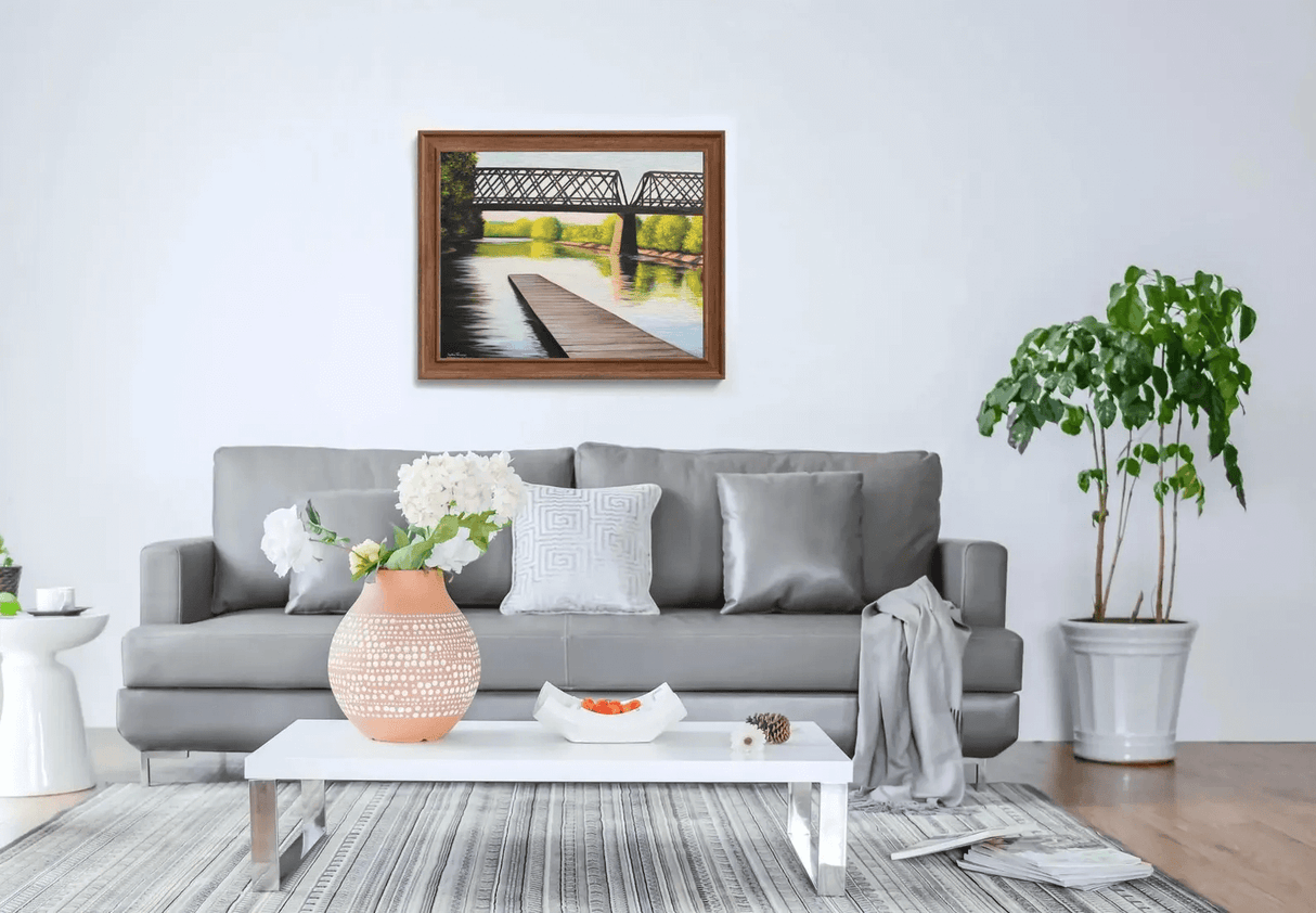 Bike Path Bridge, MA 11x14 Print from Sophie Theroux at Pinch in Northampton, MA