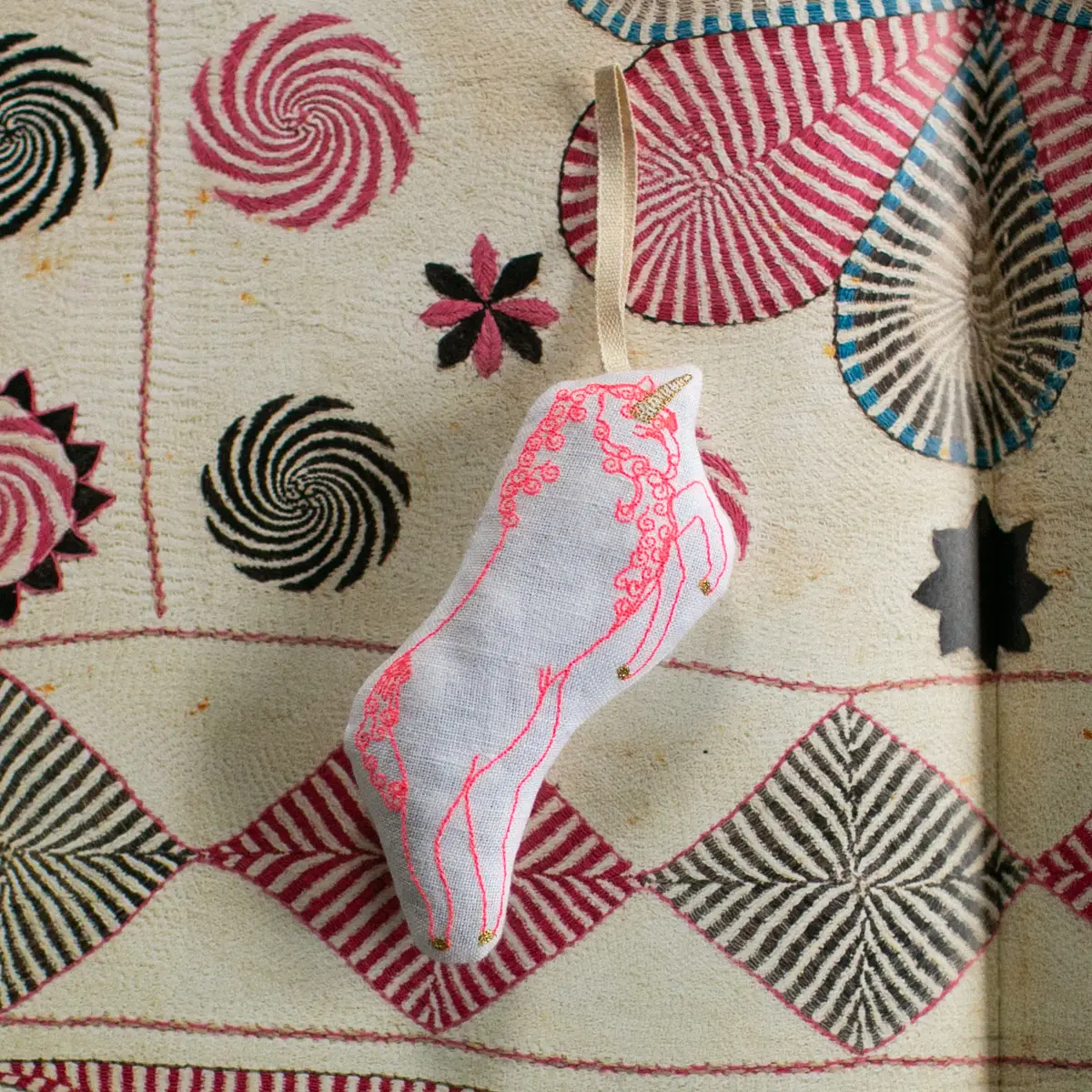 Magical Unicorn Lavender-filled Ornament from Skippy Cotton at Pinch in Northampton, MA