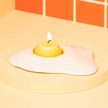 Ceramic Egg Tea Light Candle Holder