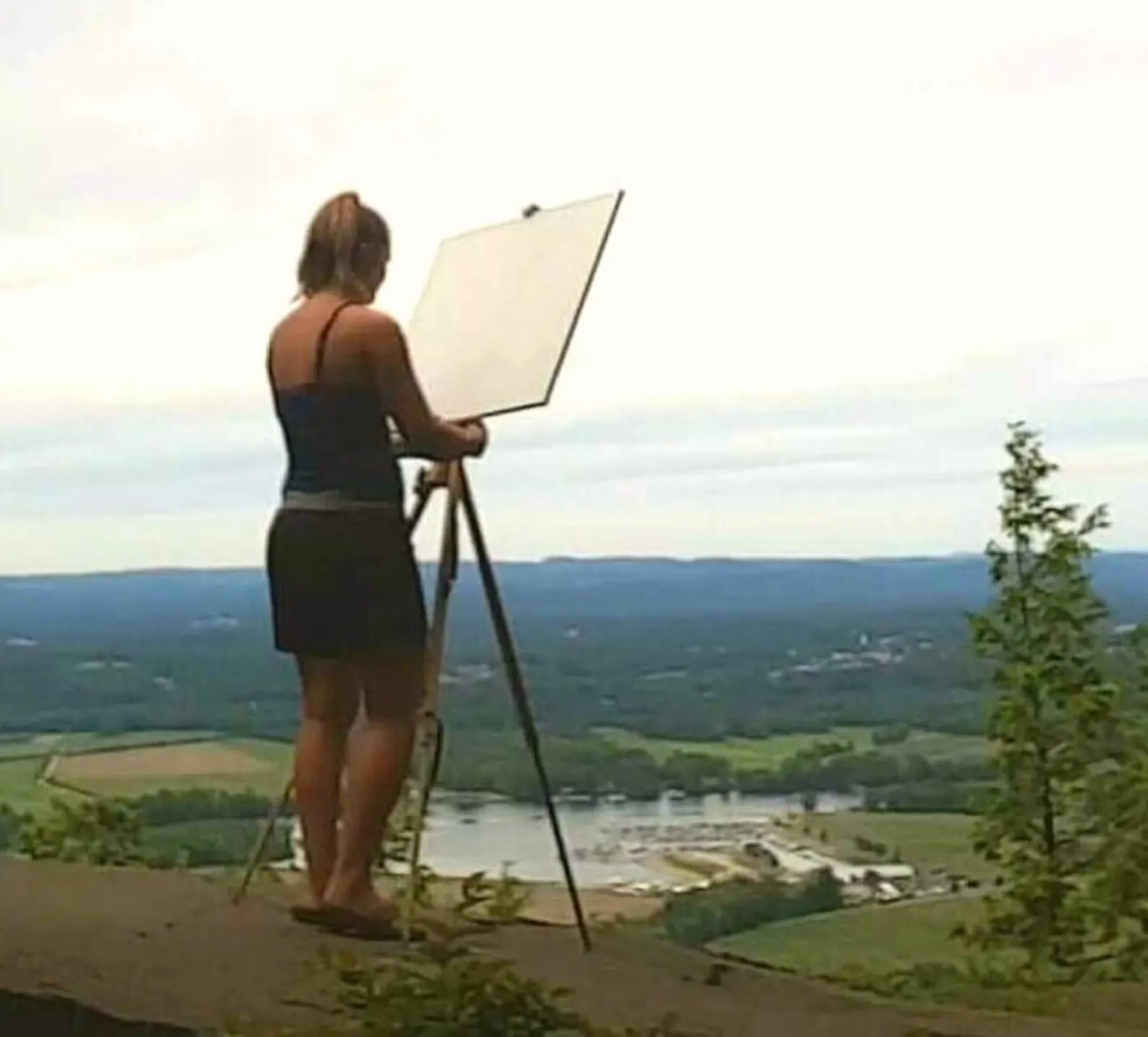 Oxbow Summer, Massachusetts, 11x14 Print from Sophie Theroux at Pinch in Northampton, MA