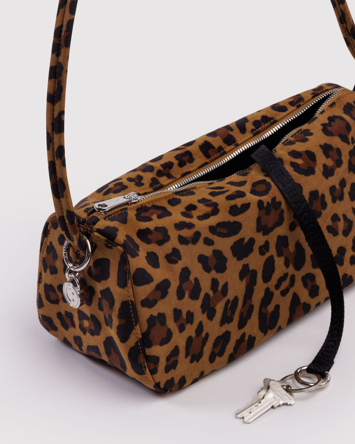 Nylon Loaf Bag in Leopard