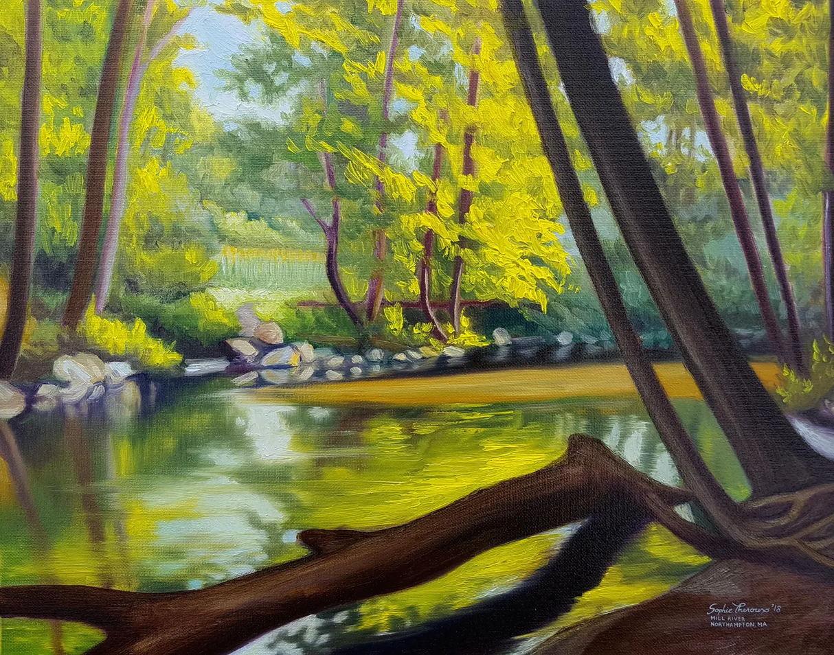 Mill River Massachusetts 11x14 Print from Sophie Theroux at Pinch in Northampton, MA