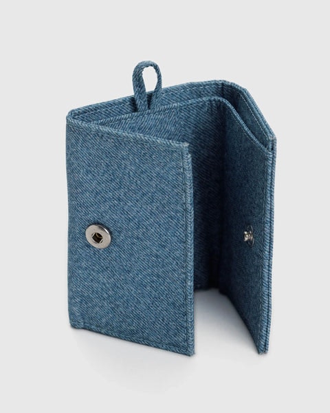 Snap Wallet in Digital Denim from Baggu at Pinch in Northampton, MA