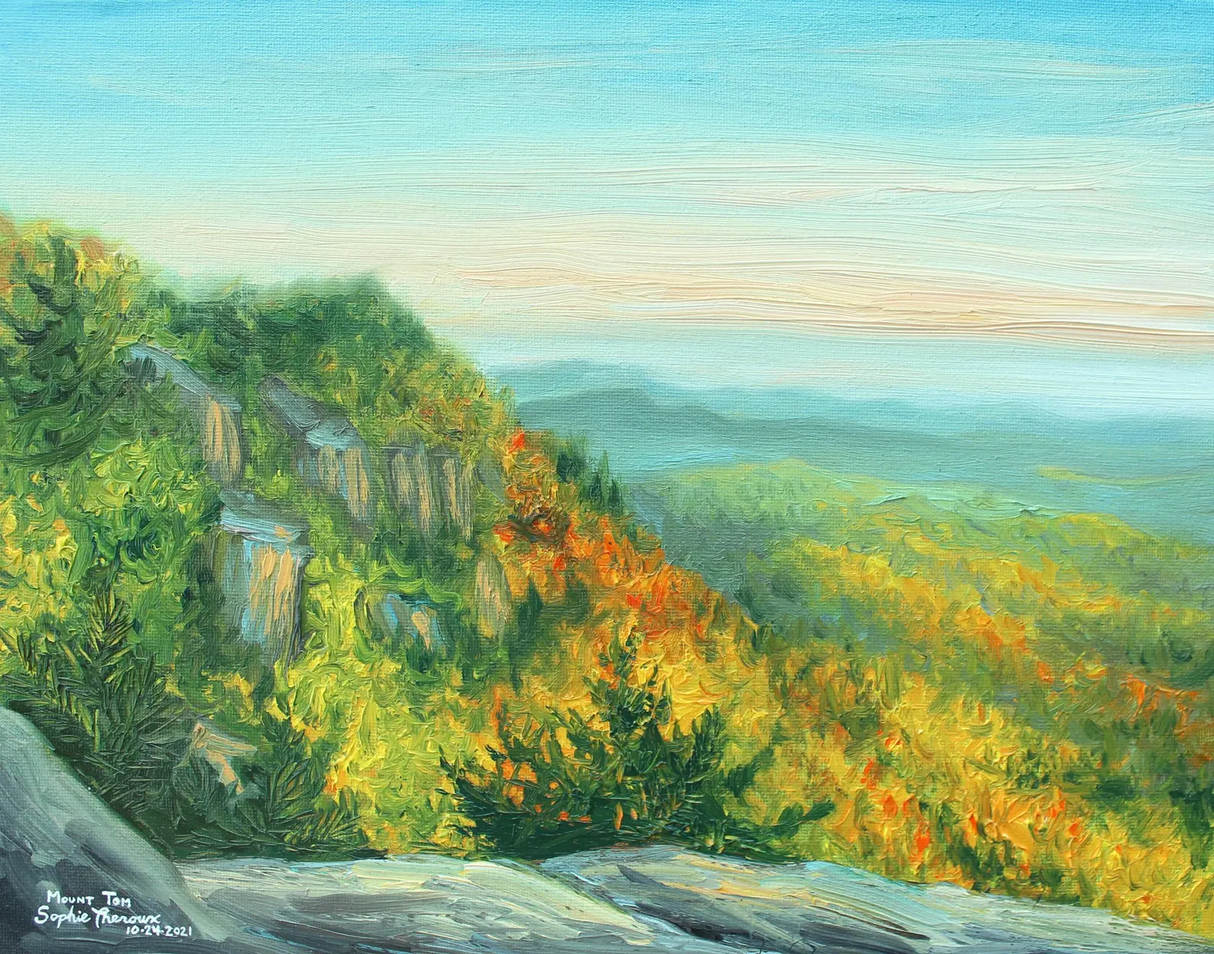 View from Mount Tom, MA 11x14 Print from Sophie Theroux at Pinch in Northampton, MA