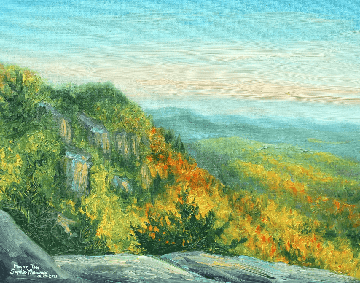 View from Mount Tom, MA 11x14 Print from Sophie Theroux at Pinch in Northampton, MA