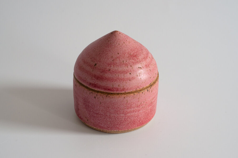 Ceramic Box in Pink from Rachael Pots at Pinch in Northampton, MA