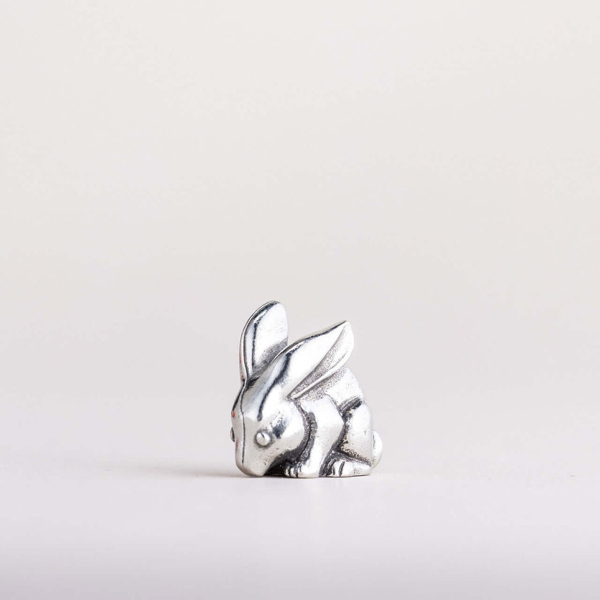 Mini Rabbit Netsuke from Danforth Pewter at Pinch in Northampton, MA