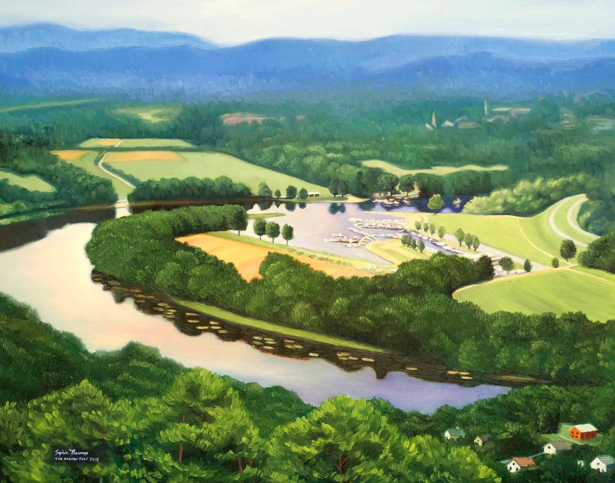 Oxbow Summer, Massachusetts, 11x14 Print from Sophie Theroux at Pinch in Northampton, MA