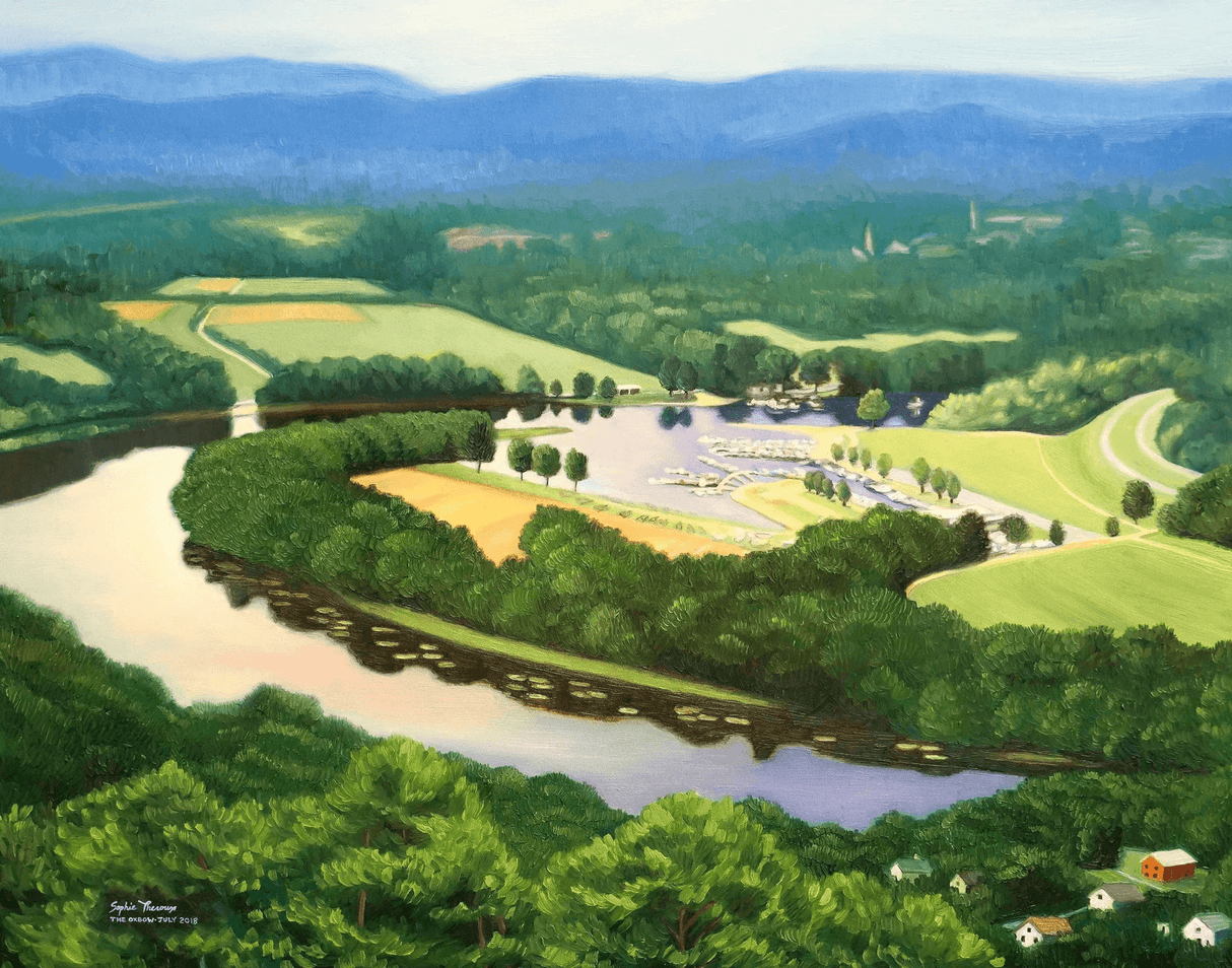 Oxbow Summer, Massachusetts, 11x14 Print from Sophie Theroux at Pinch in Northampton, MA
