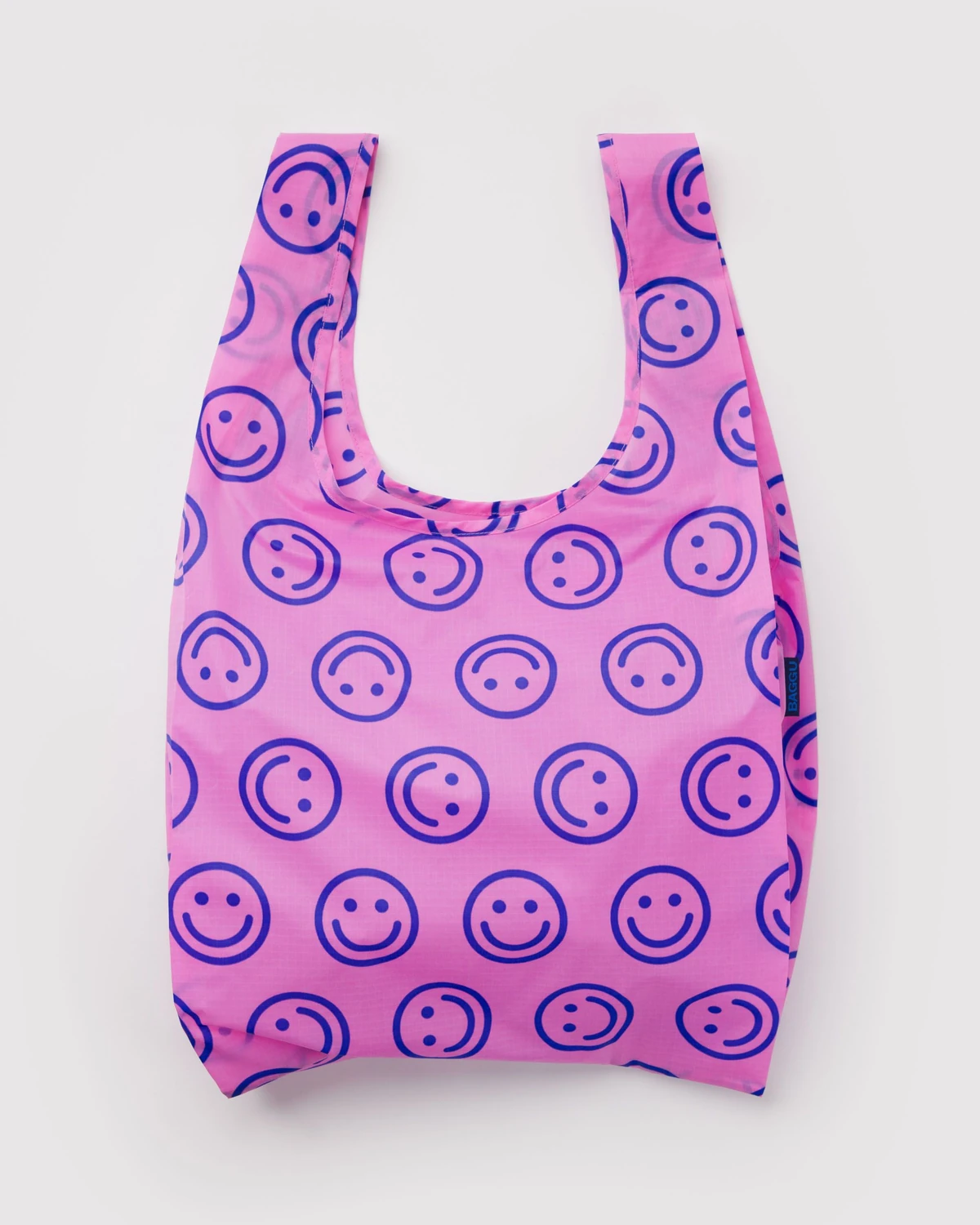 Pop Pink Happy Standard Baggu