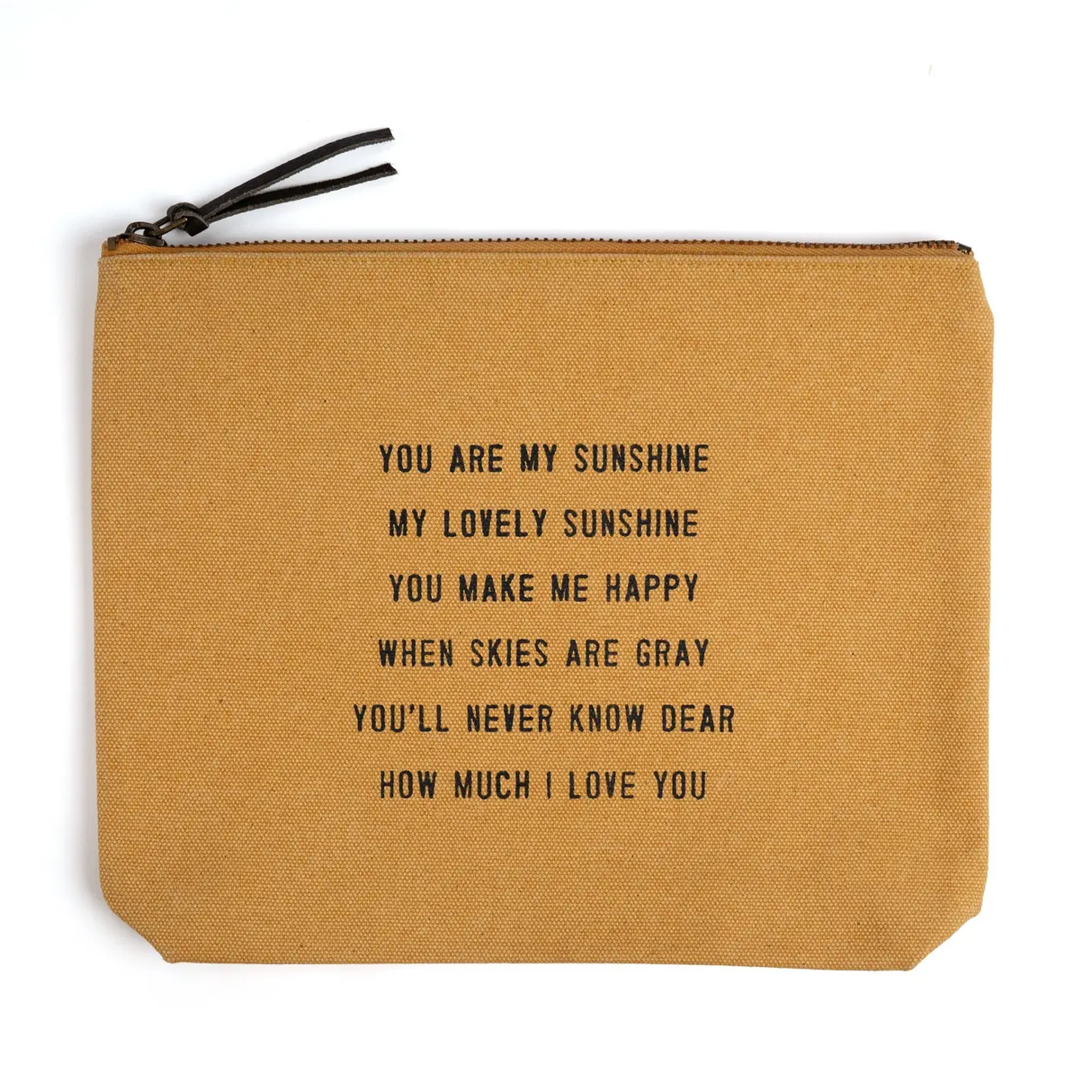 You Are My Sunshine Canvas Bag in Sunflower