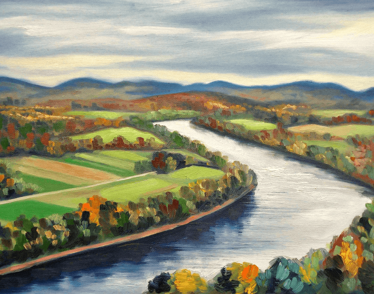 View from Mount Sugarloaf MA 11x14 Print from Sophie Theroux at Pinch in Northampton, MA