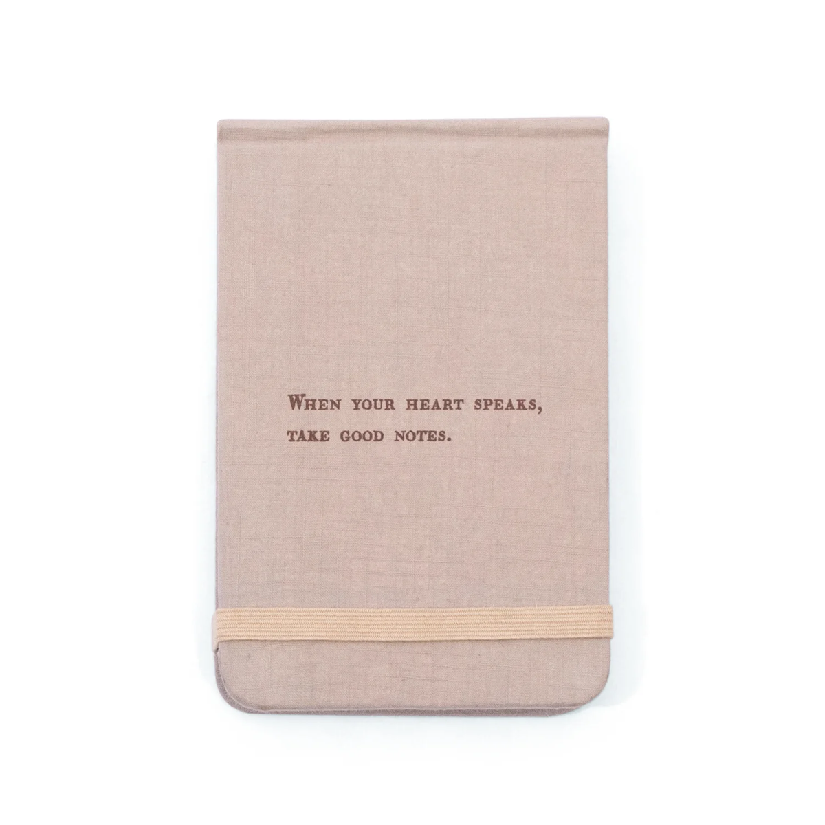 When Your Heart Speaks Fabric Notebook at PINCH