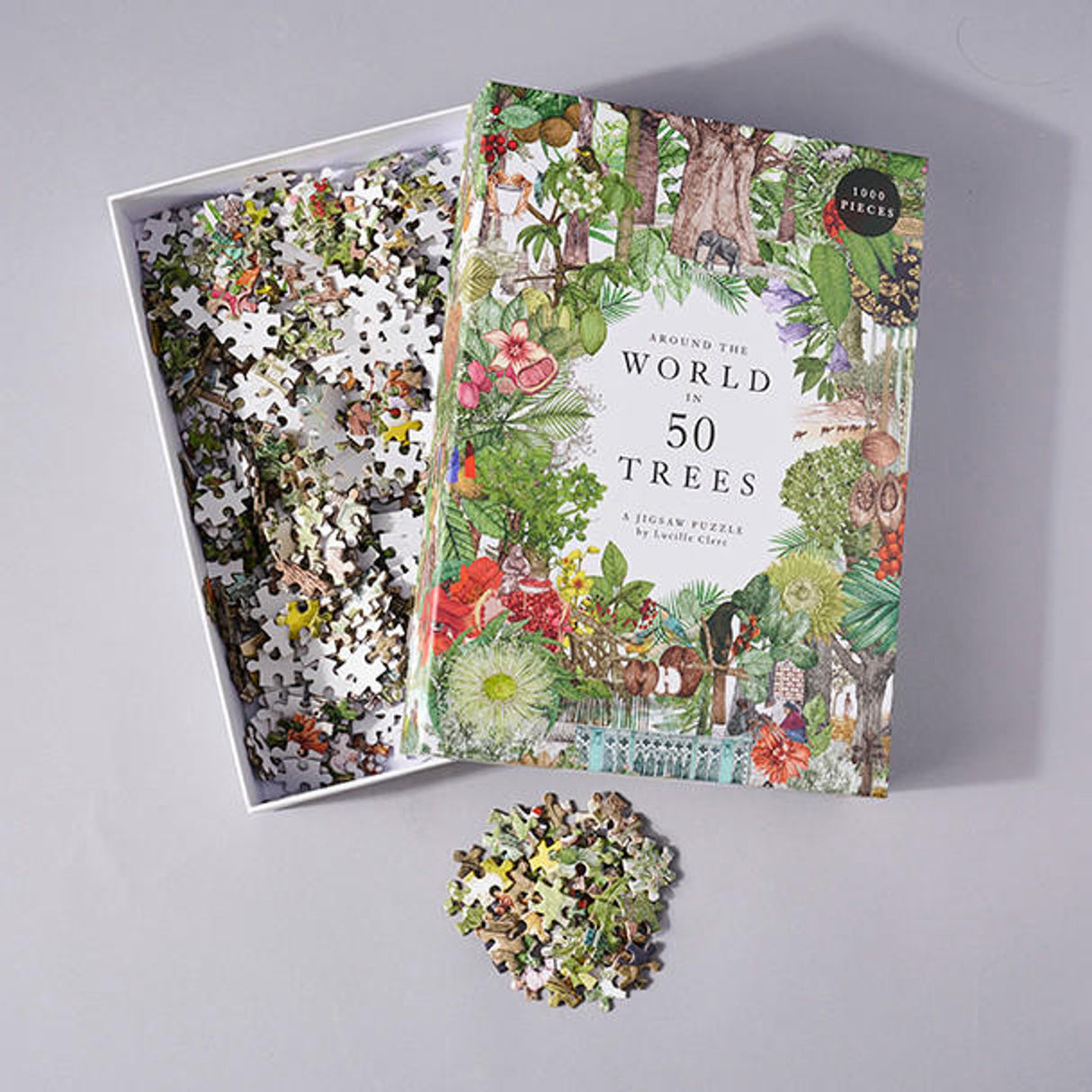 Puzzle La vuelta al mundo en 50 árboles 1000 piezas