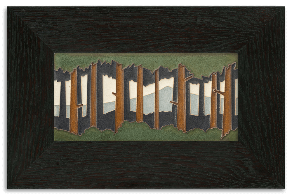 Pine Forest 4x8 Horizontal Tile from Motawi Tileworks at Pinch in Northampton, MA