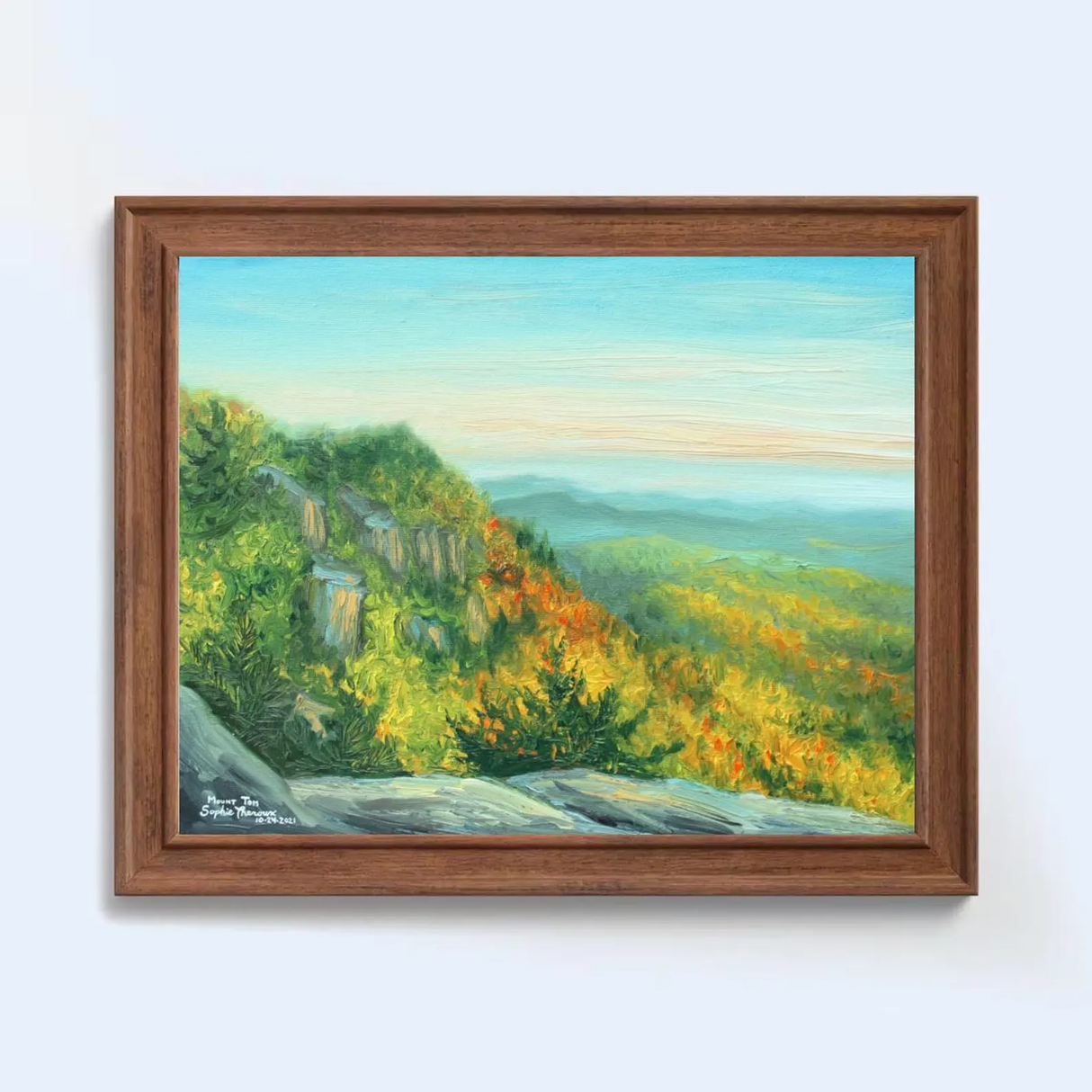 View from Mount Tom, MA 11x14 Print from Sophie Theroux at Pinch in Northampton, MA