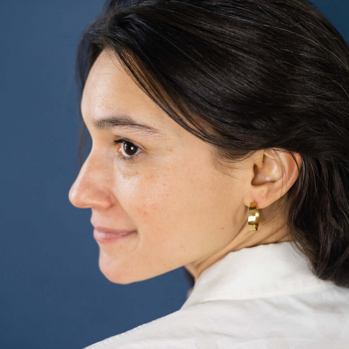 Small Misha Hoop Earrings from Carolyn Keys at Pinch in Northampton, MA