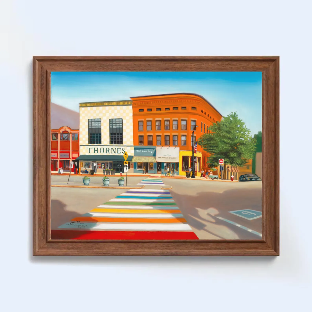 Main Street Northampton MA 11x14 Print from Sophie Theroux at Pinch in Northampton, MA