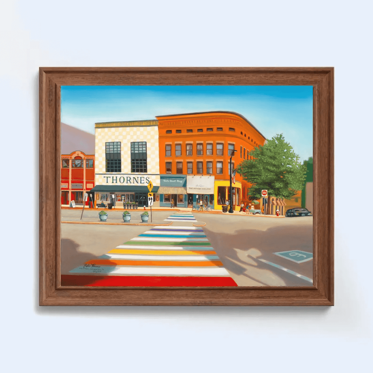 Main Street Northampton MA 11x14 Print from Sophie Theroux at Pinch in Northampton, MA