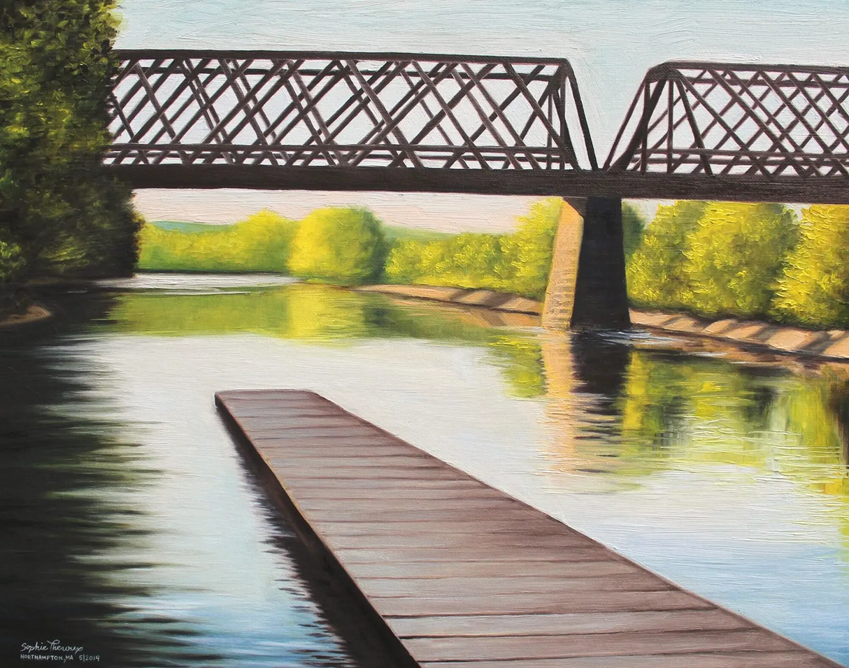Bike Path Bridge, MA 11x14 Print from Sophie Theroux at Pinch in Northampton, MA