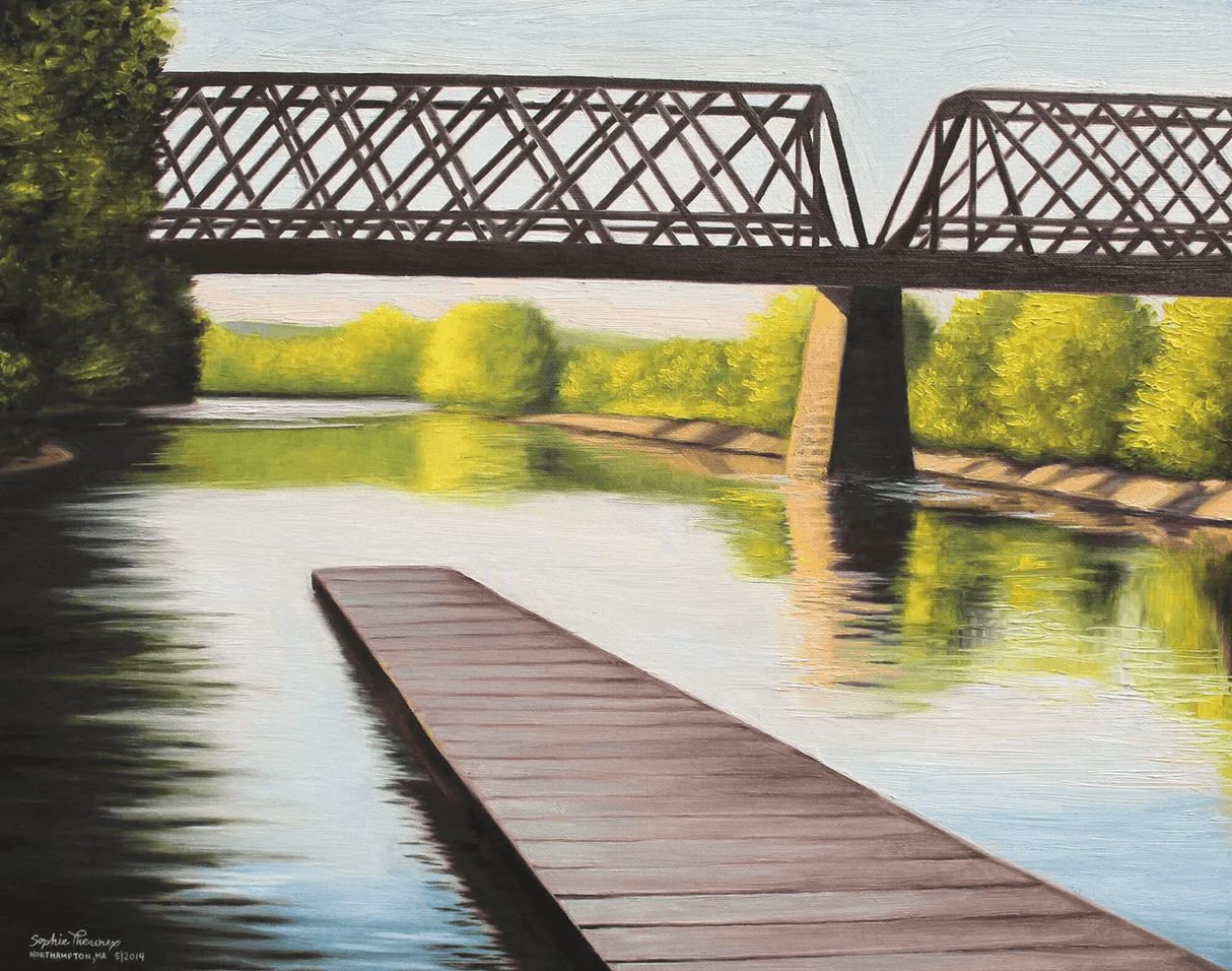 Bike Path Bridge, MA 11x14 Print from Sophie Theroux at Pinch in Northampton, MA