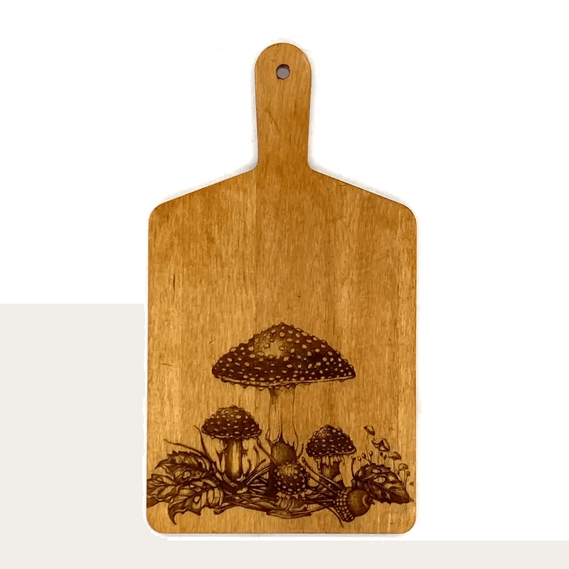 Maple Cheese Board with Mushrooms from J.K. Adams Co. at Pinch in Northampton, MA