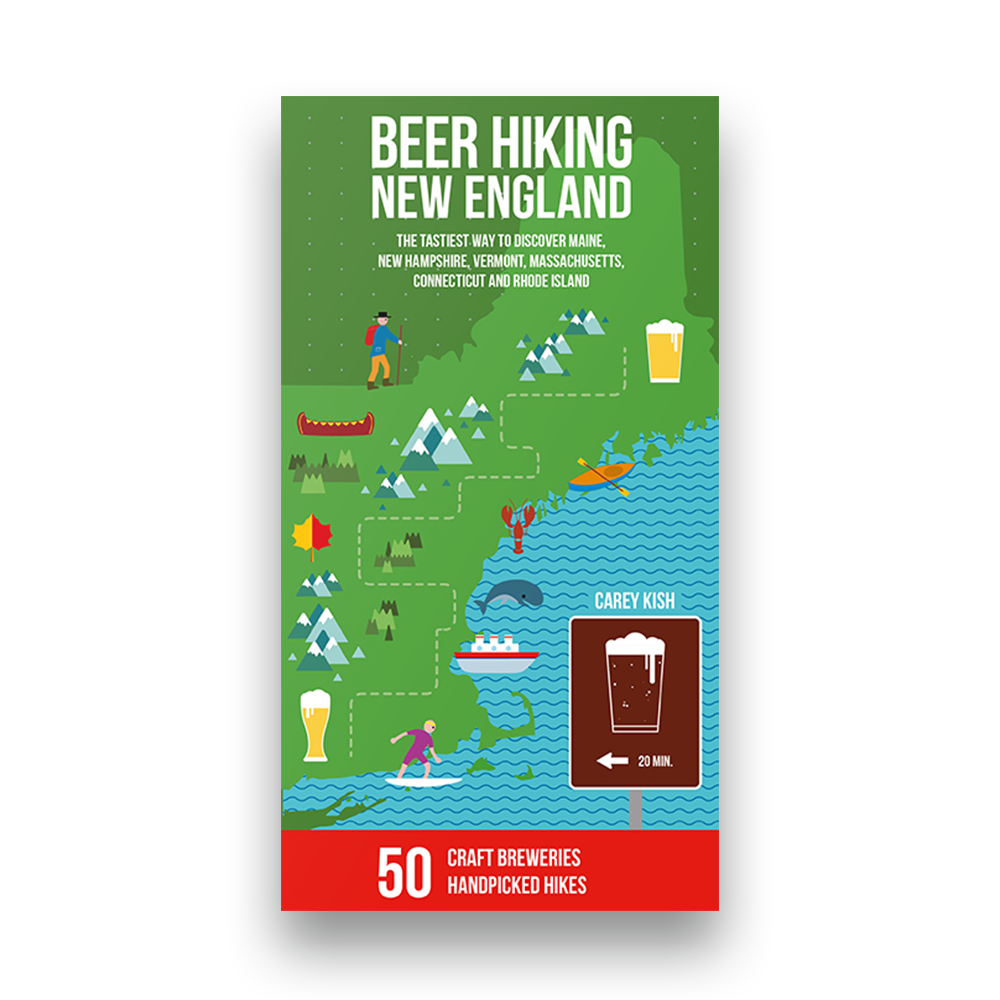 Beer Hiking New England from Ingram Books at Pinch in Northampton, MA