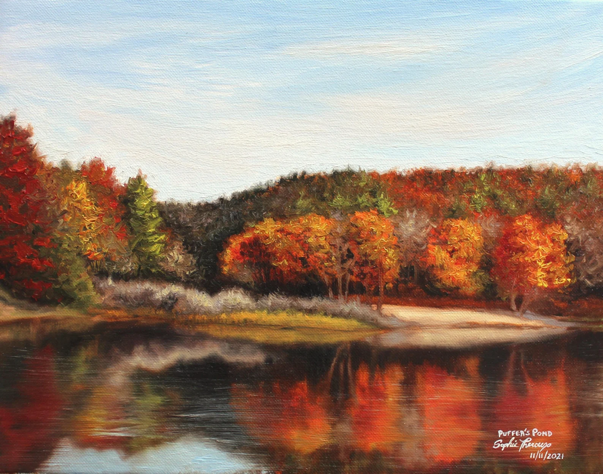 Puffer's Pond Massachusetts 11x14 Print from Sophie Theroux at Pinch in Northampton, MA